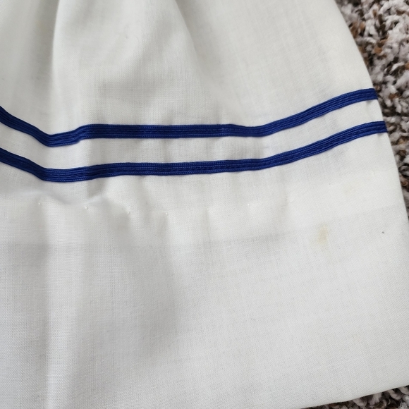 BONNIE JEAN x VINTAGE Sailor anchor little girl's dress‎ white nautical - Picture 8 of 10